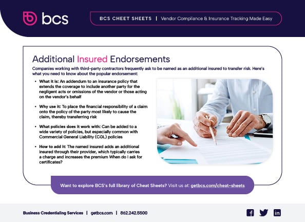 BCS-Cheat-Sheets-Additional-Insured-Endorsements