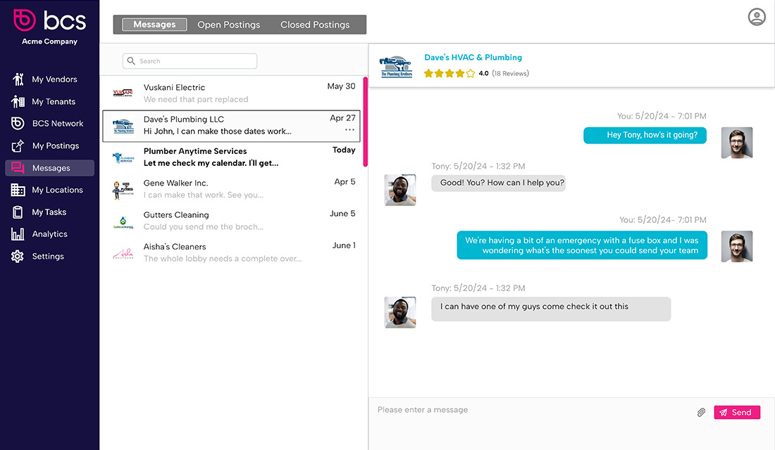 Automated deficiency notices in the bcs platform