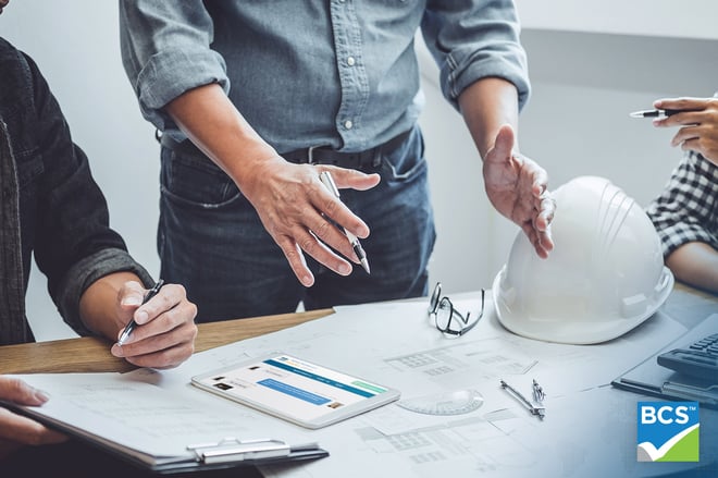 Contractor meeting for project