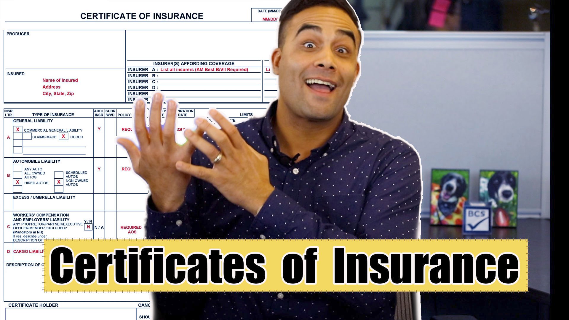Certificates of Insurance