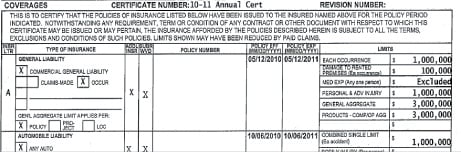 image of insurance tracking paperwork